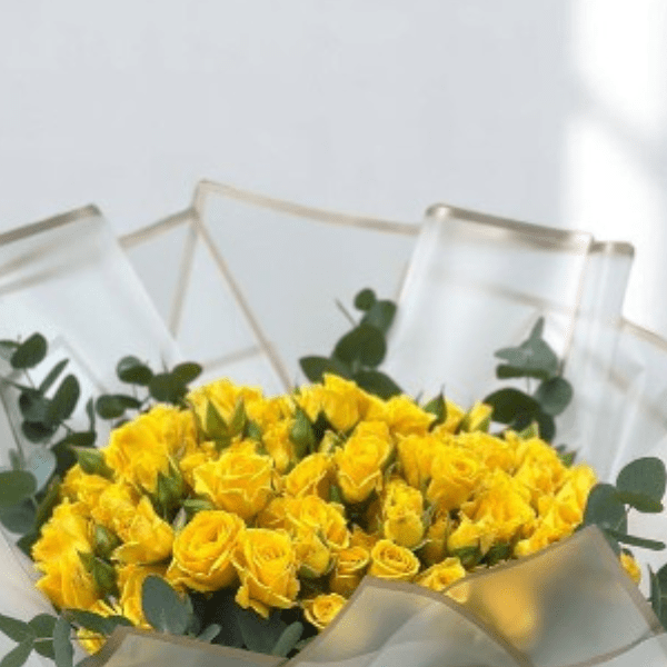 JENEEN FLOWERS flowers BABY ROES YELLOW - Delightfully Bright Roses