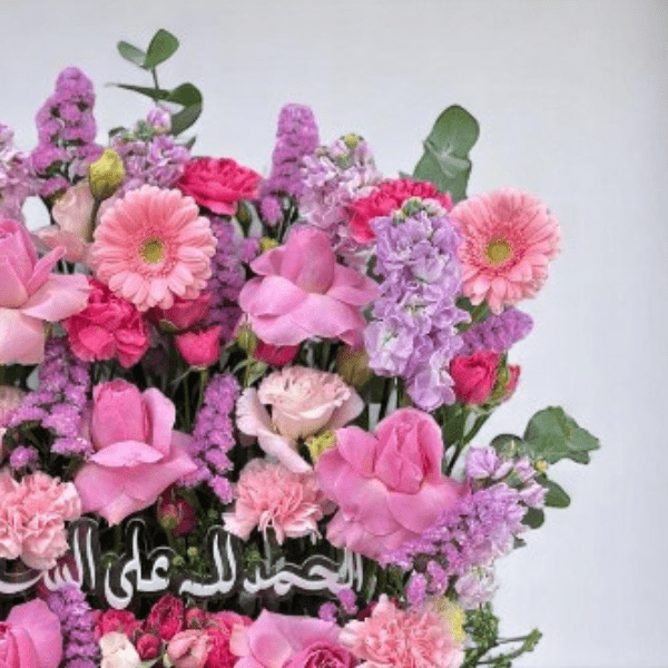 JENEEN FLOWERS FLOWERS Fuchsia acrylic base for newborn