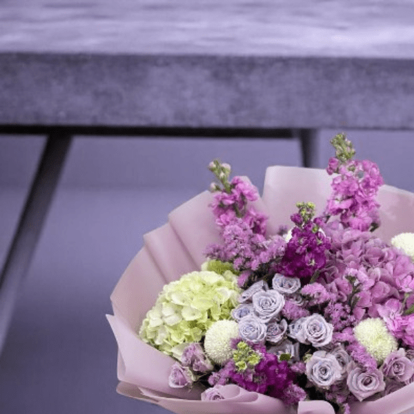 JENEEN FLOWERS FLOWERS PURPLE HYDRANGEA