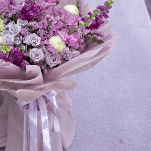 JENEEN FLOWERS FLOWERS PURPLE HYDRANGEA