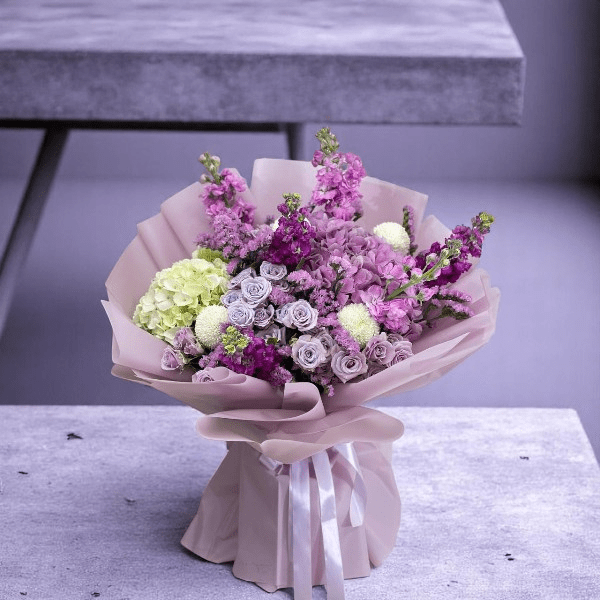 JENEEN FLOWERS FLOWERS PURPLE HYDRANGEA