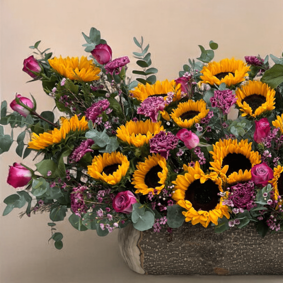 JENEEN FLOWERS flowers PURPLE SUNFLOWERS