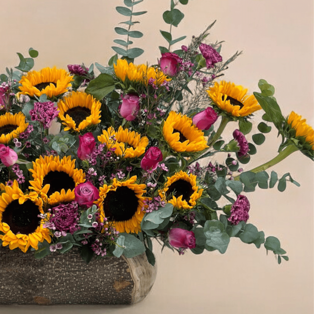 JENEEN FLOWERS flowers PURPLE SUNFLOWERS