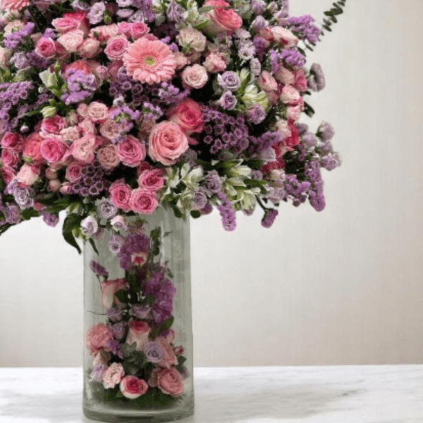 JENEEN FLOWERS FLOWERS VASE LILY PINK