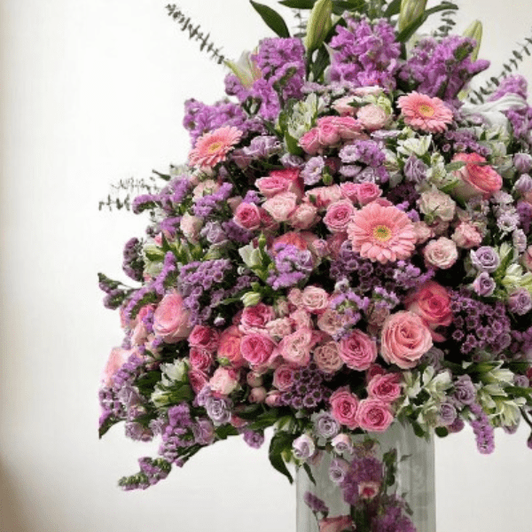 JENEEN FLOWERS FLOWERS VASE LILY PINK