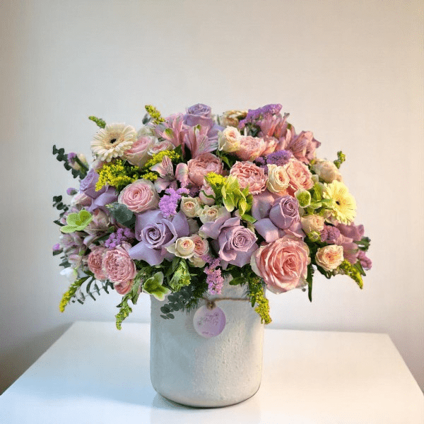 JENEEN FLOWERS FLOWERS VASE Purple vasearrangements