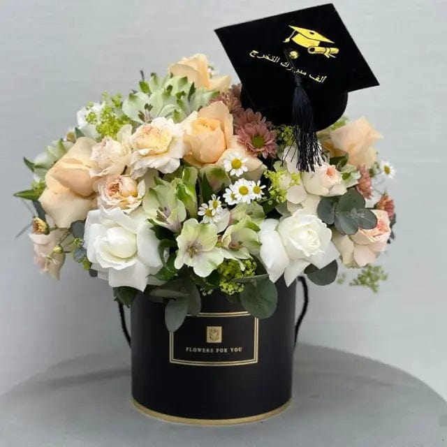 JENEEN FLOWERS flowers Ville Box graduated peachy